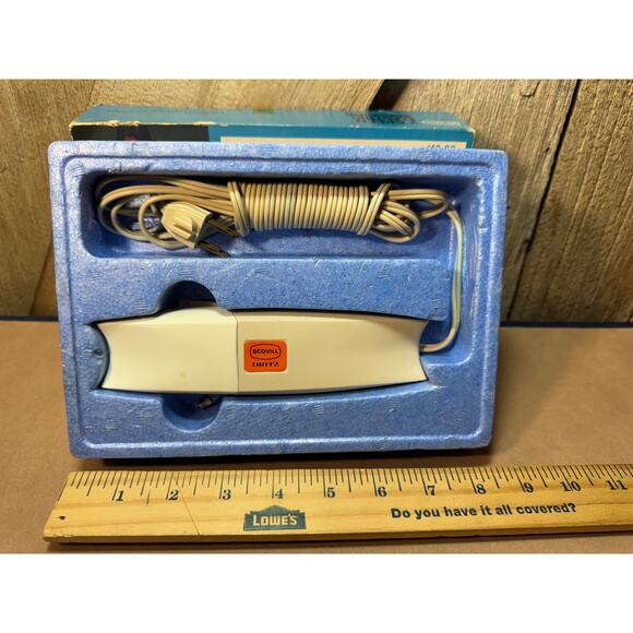 VTG 1960's Scovill Dritz 2 Speed Electric Scissors Tested Working With Box - Picture 9 of 10